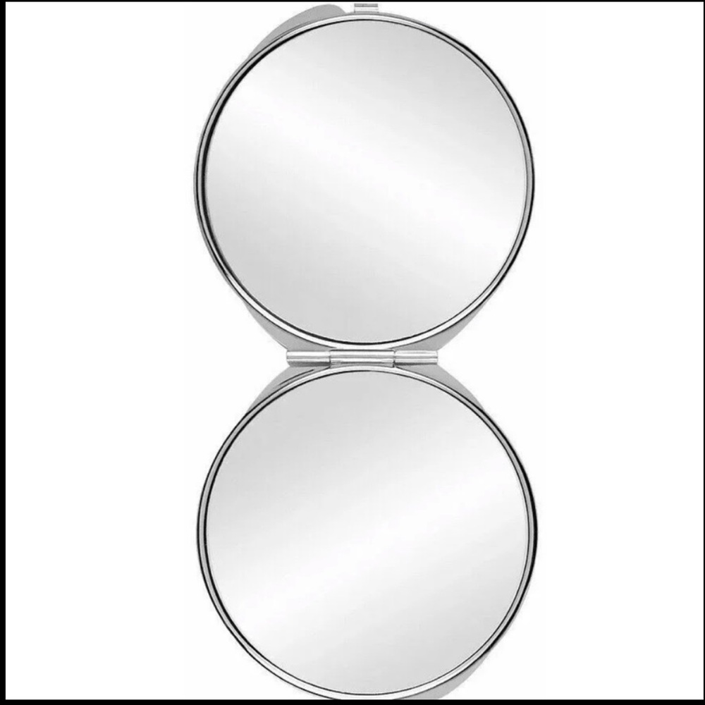 Conair Standard View Compact Mirror Glitter Silver - Picture 3 of 5